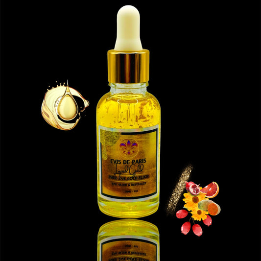 EVIS DE PARIS Liquid Gold - Pure 24K Gold Facial Glow ELIXIR