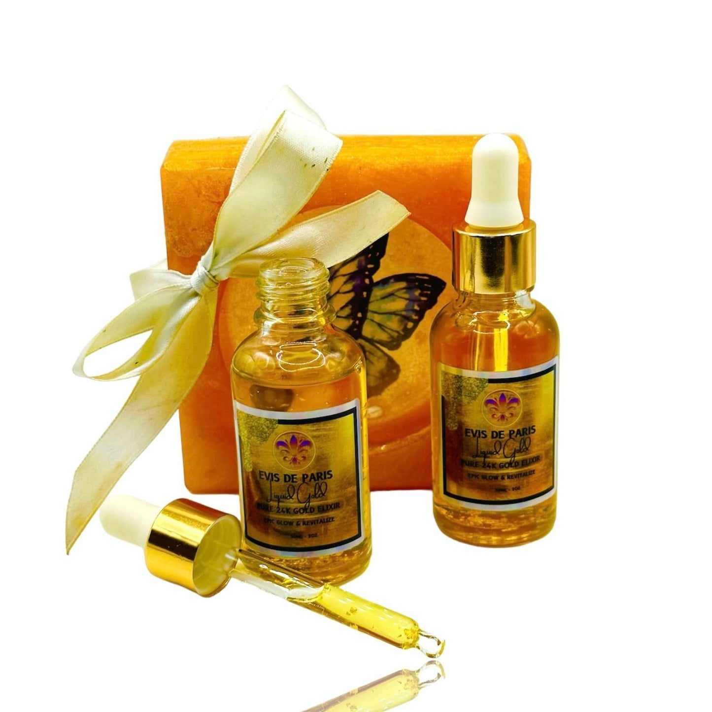 EVIS DE PARIS Liquid Gold - Pure 24K Gold Facial Glow ELIXIR