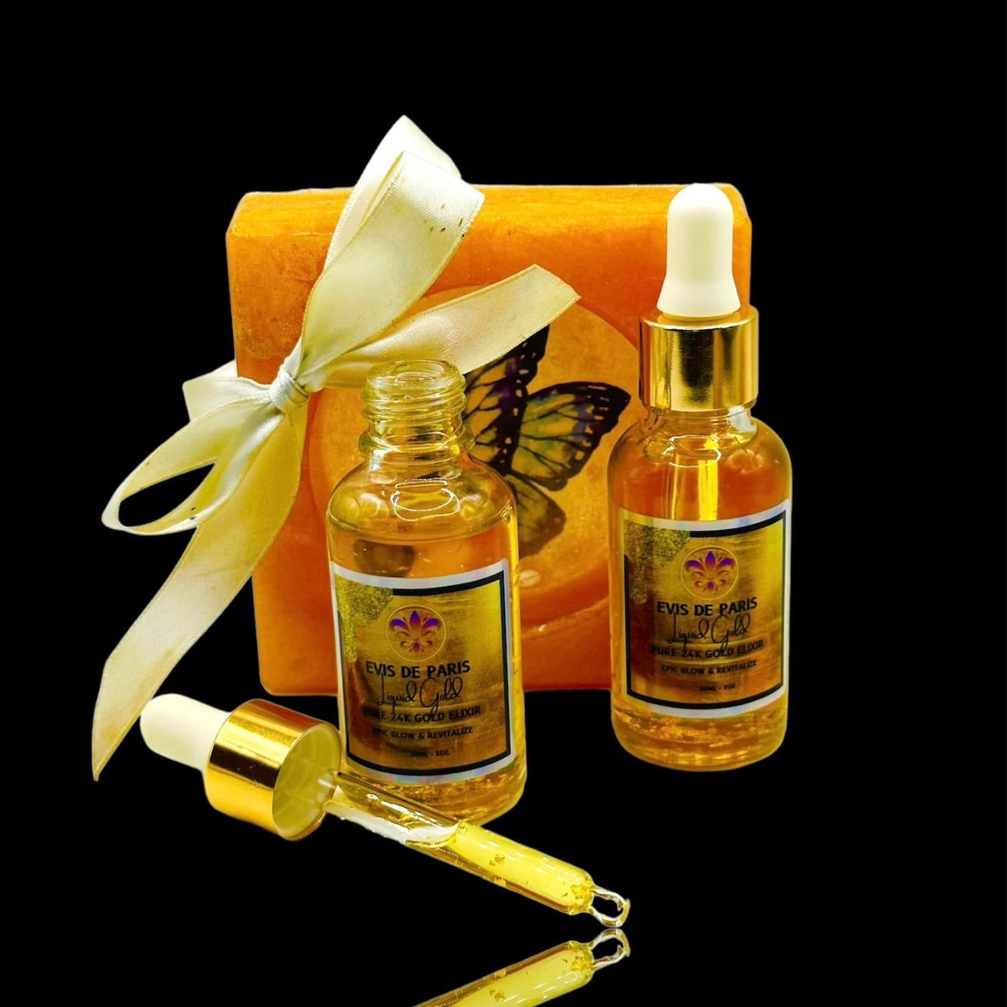 EVIS DE PARIS Liquid Gold - Pure 24K Gold Facial Glow ELIXIR